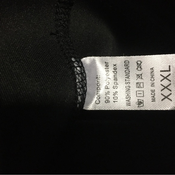 Body Shaper Slimmer Tank Bodysuit adjustable straps - Black. Size XXXL - Picture 7 of 7